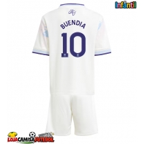 Camisa de Futebol Aston Villa Emiliano Buendia #10 Equipamento Alternativo Infantil 2025-26 Manga Curta (+ Calças curtas)